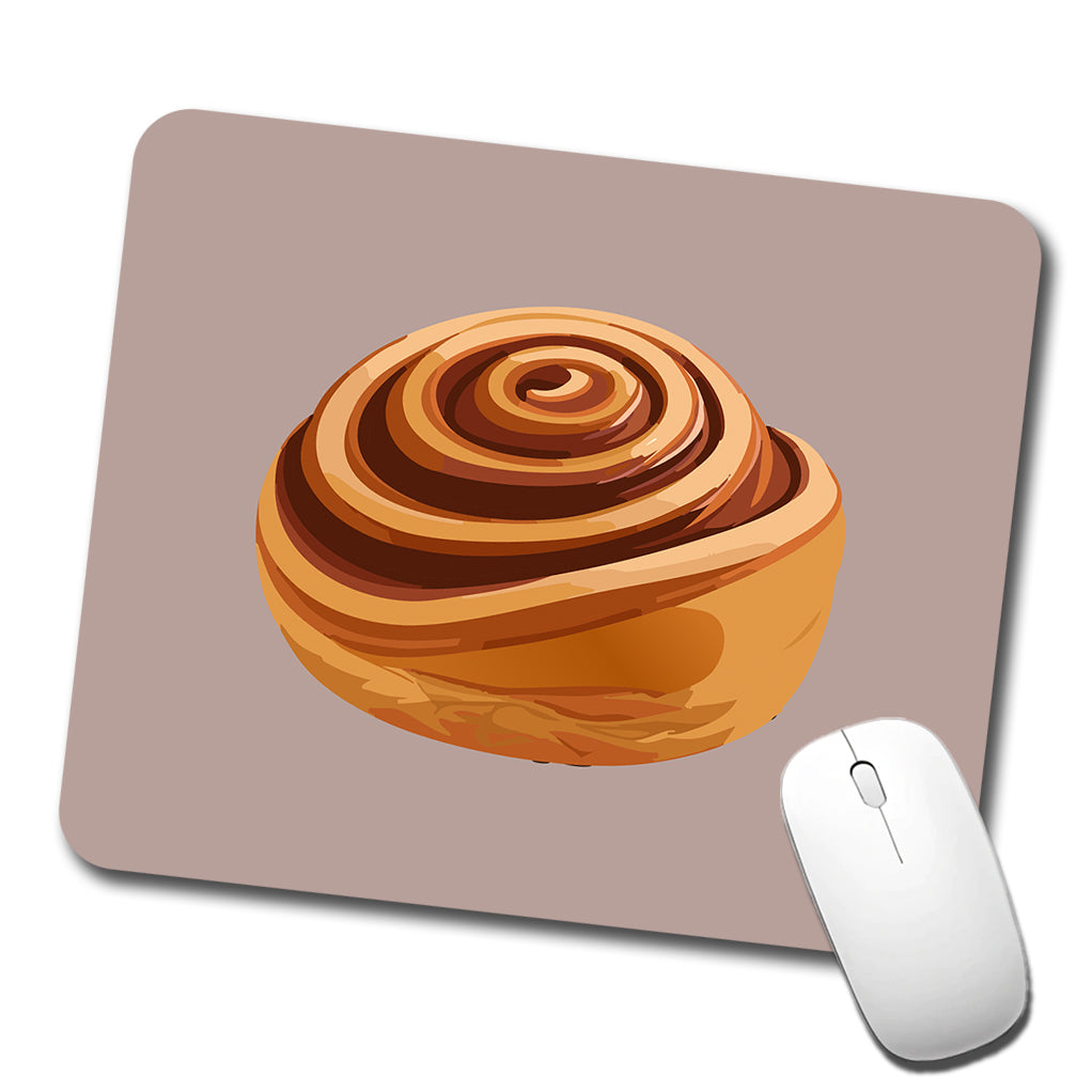 Cinnamon Roll Bun Low Profile Mouse Pad Mat