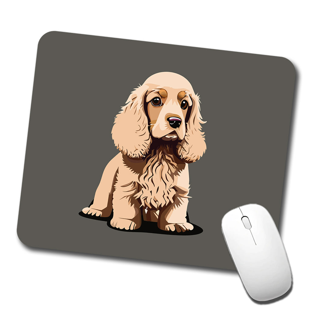 Cocker Spaniel Standing Low Profile Mouse Pad Mat