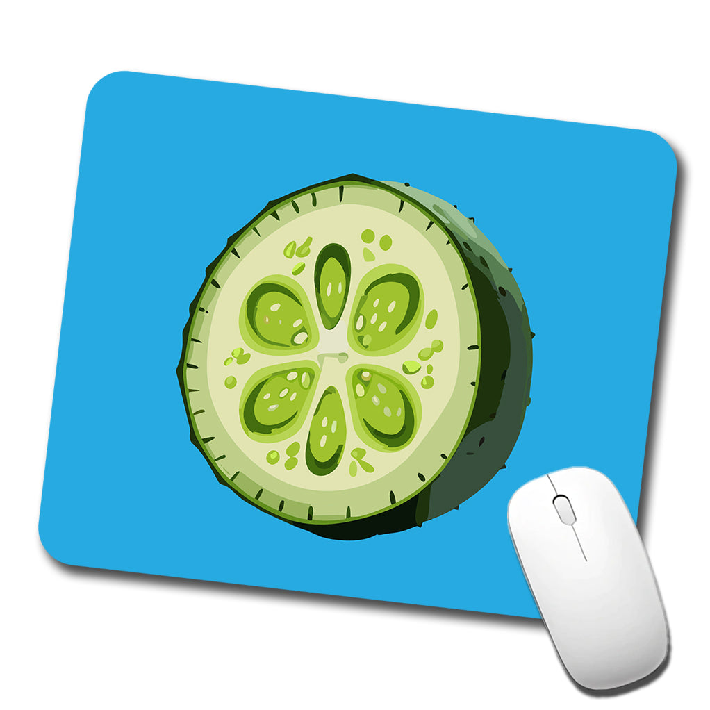 Cucumber Slice Vegetable Low Profile Mouse Pad Mat