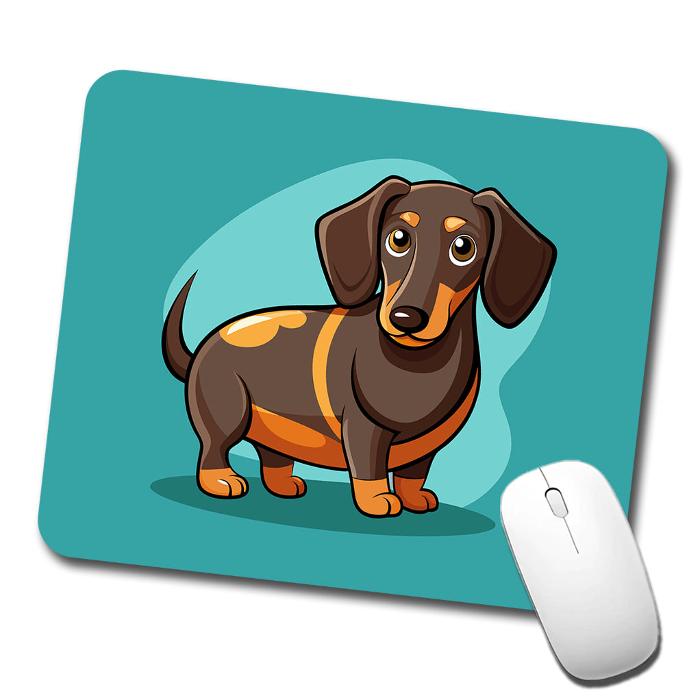 Dachshund Dog Profile Low Profile Mouse Pad Mat