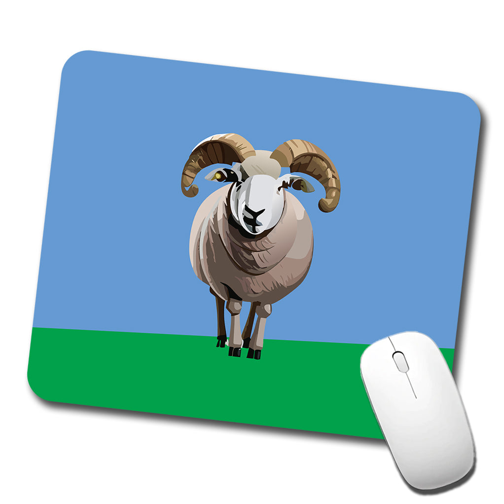Dall Sheep Thinhorn Wild Staring Low Profile Mouse Pad Mat