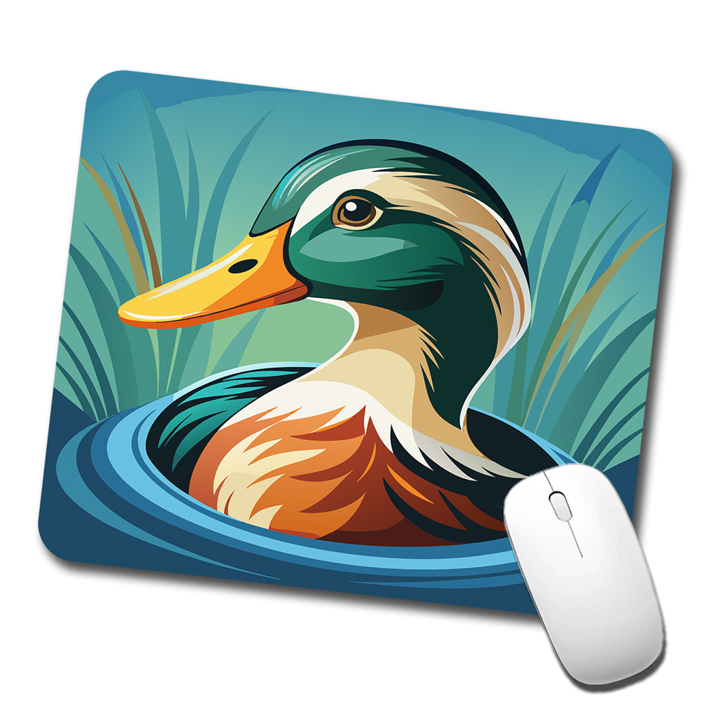 Duck in Water Elegant Low Profile Mouse Pad Mat