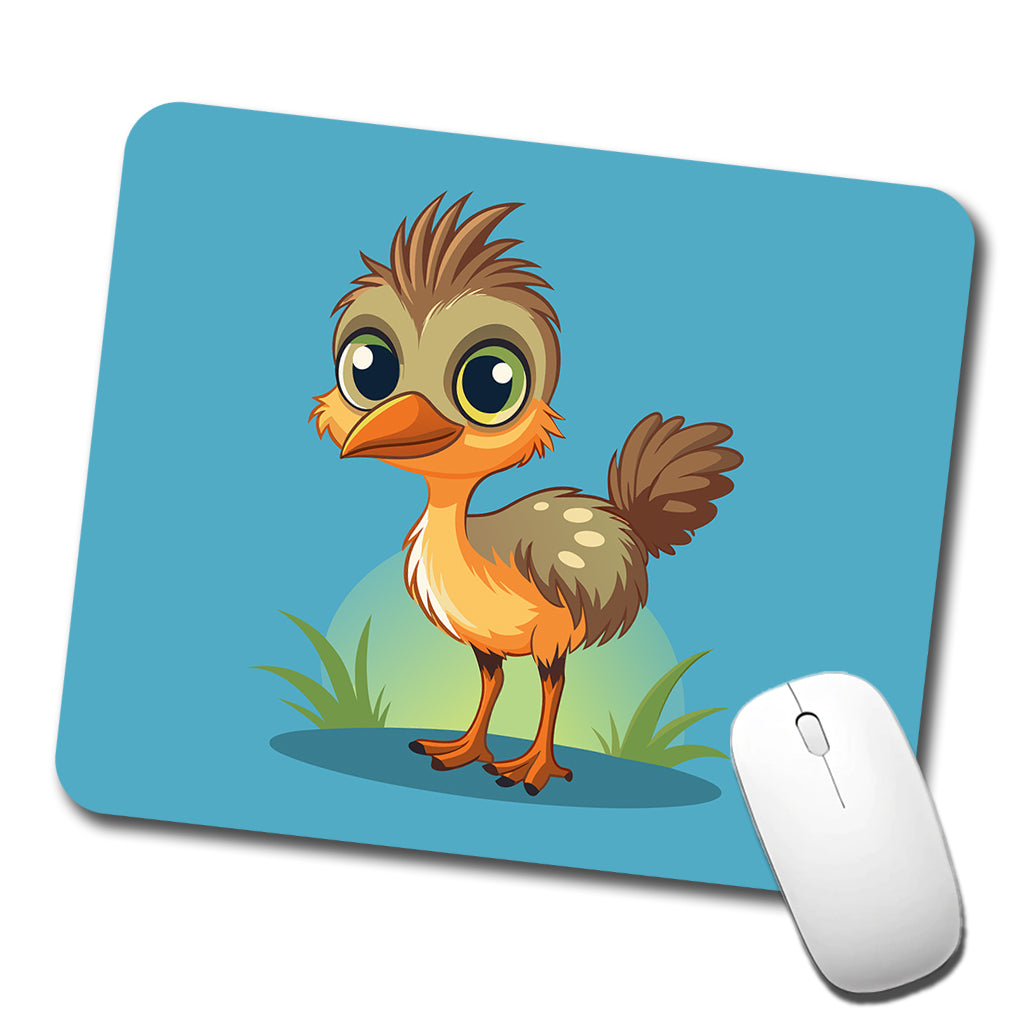 Emu Ostrich Large Bird Australian Animal Low Profile Mouse Pad Mat