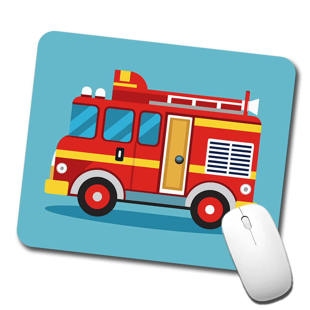 Fire Engine Red Low Profile Mouse Pad Mat