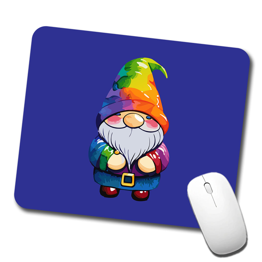 Gnome Standing Rainbow Low Profile Mouse Pad Mat
