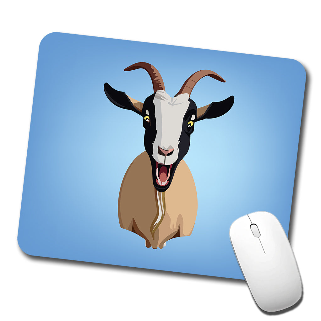 Goat Screaming Funny Low Profile Mouse Pad Mat