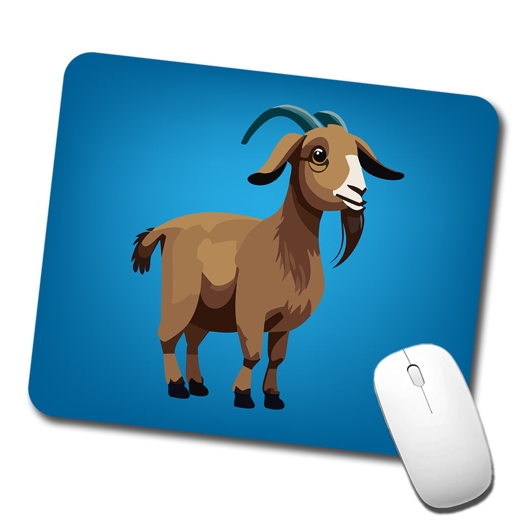 Goat Standing Cute Low Profile Mouse Pad Mat