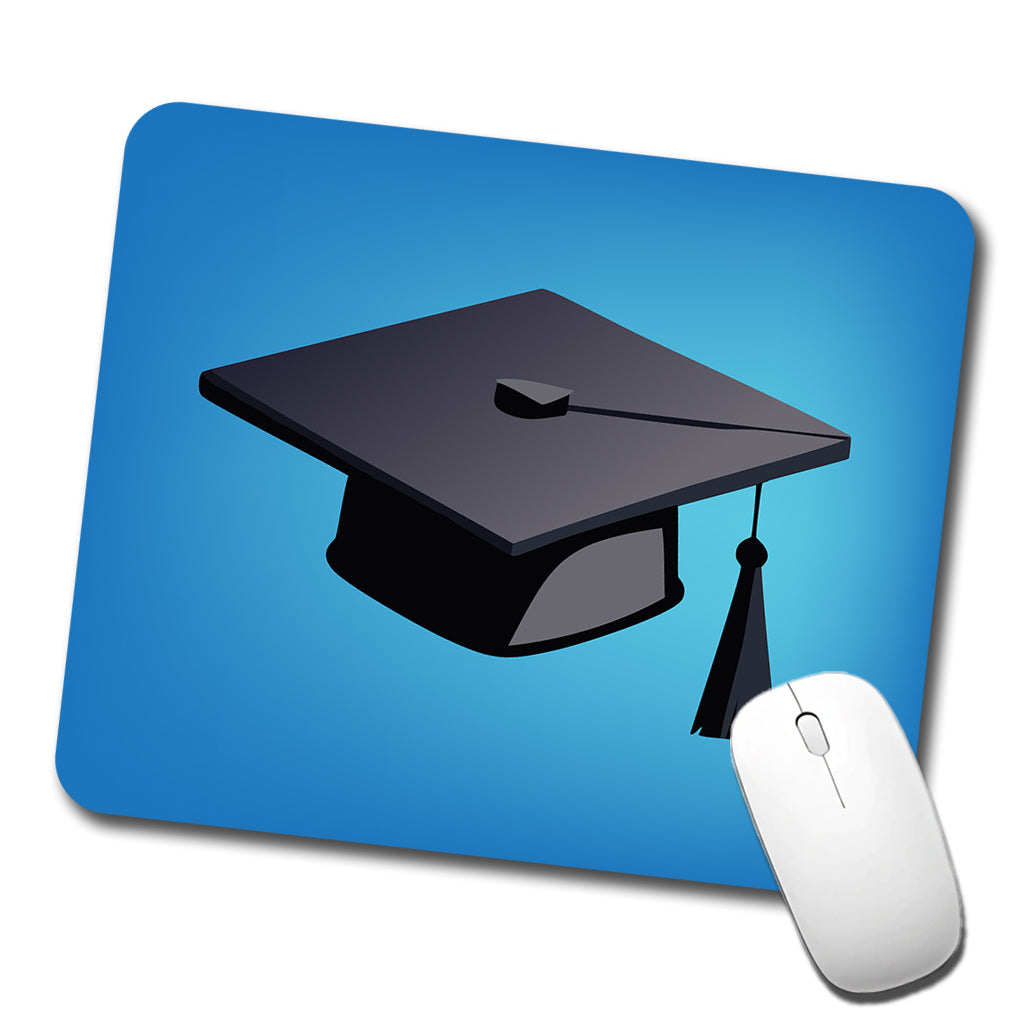 Graduation Cap Graduate Hat Low Profile Mouse Pad Mat