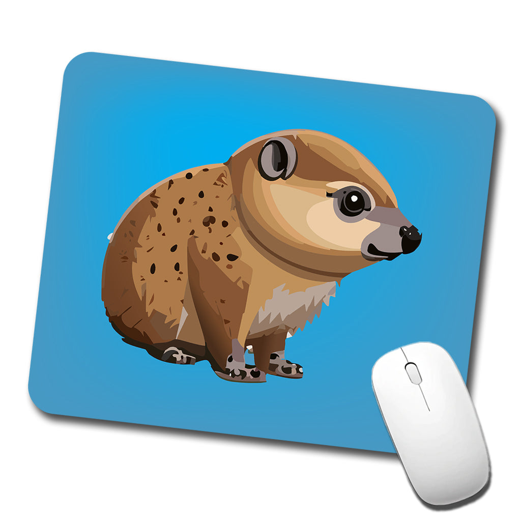 Hyrax Dassie Africa Animal Low Profile Mouse Pad Mat