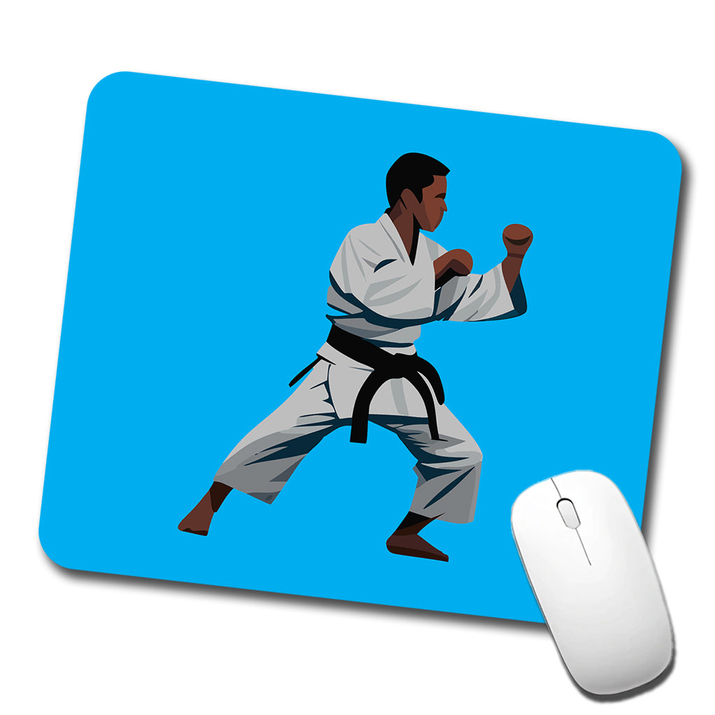 Karate Man Low Profile Mouse Pad Mat