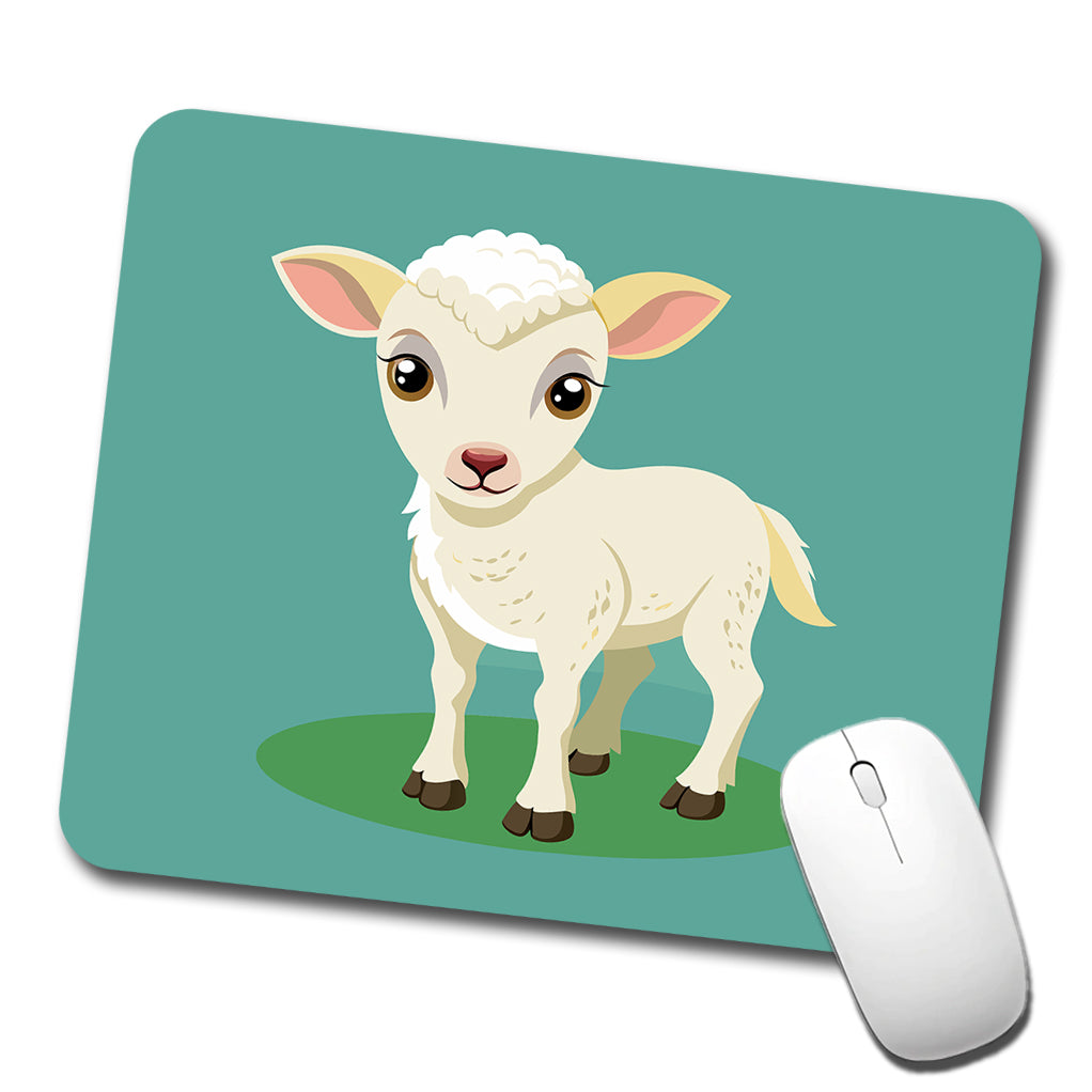 Lamb Baby Cute Low Profile Mouse Pad Mat