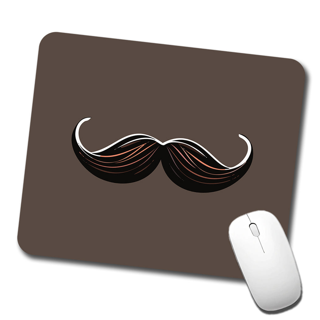 Mustache Funny Low Profile Mouse Pad Mat