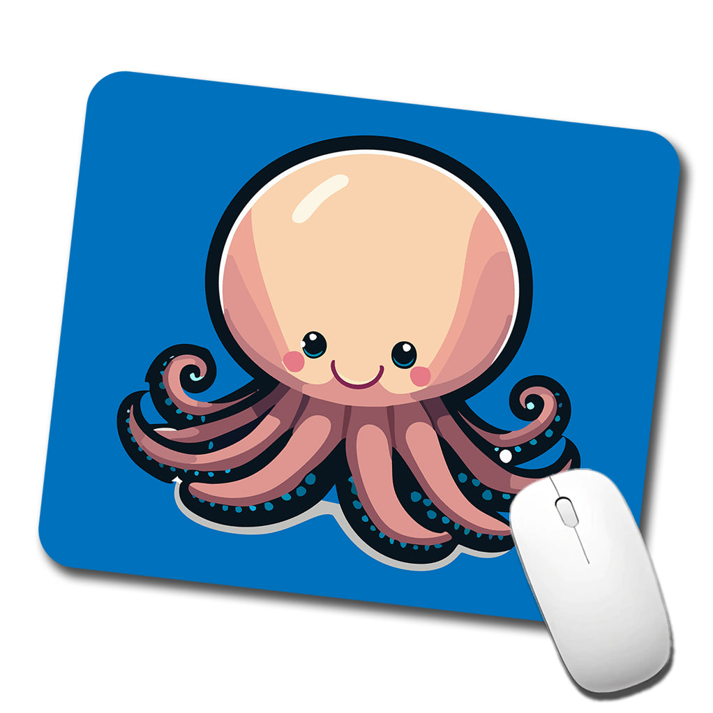 Octopus Smiling Low Profile Mouse Pad Mat