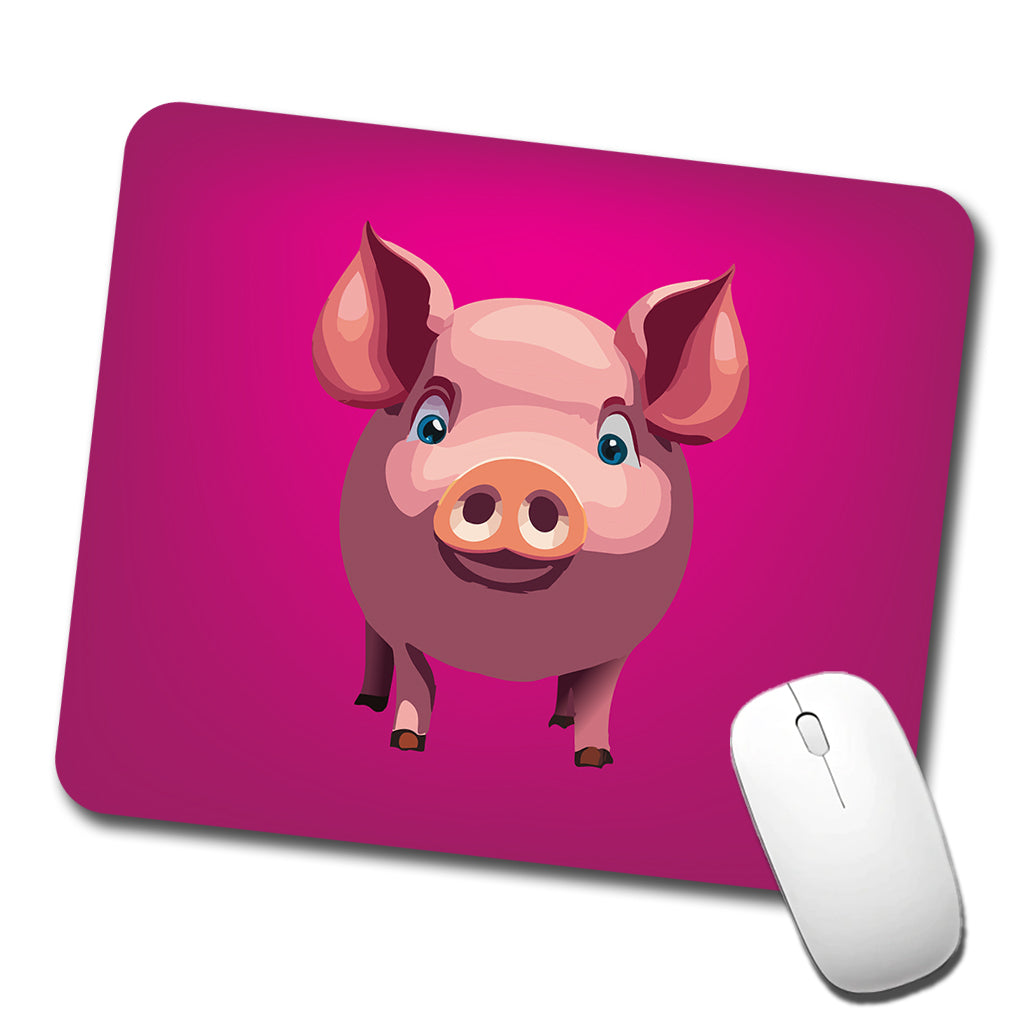 Pig Pink Sweet Low Profile Mouse Pad Mat
