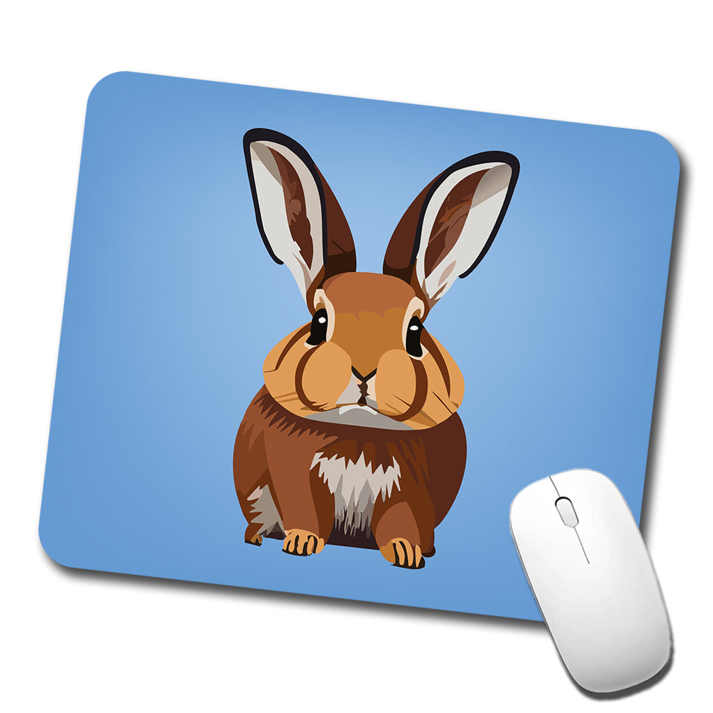 Rabbit Bunny Sweet Woodland Animal Low Profile Mouse Pad Mat