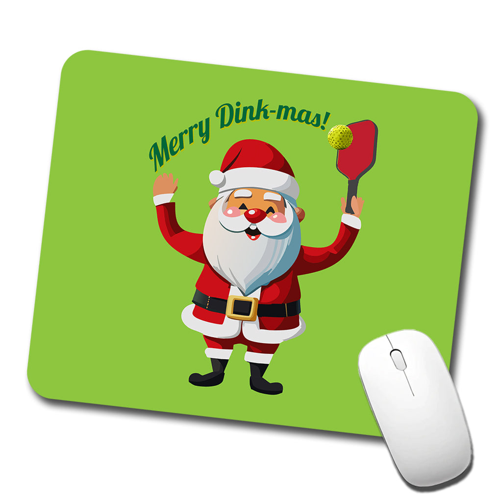 Santa Playing Pickleball Funny Merry Dink-mas Christmas Low Profile Mouse Pad Mat