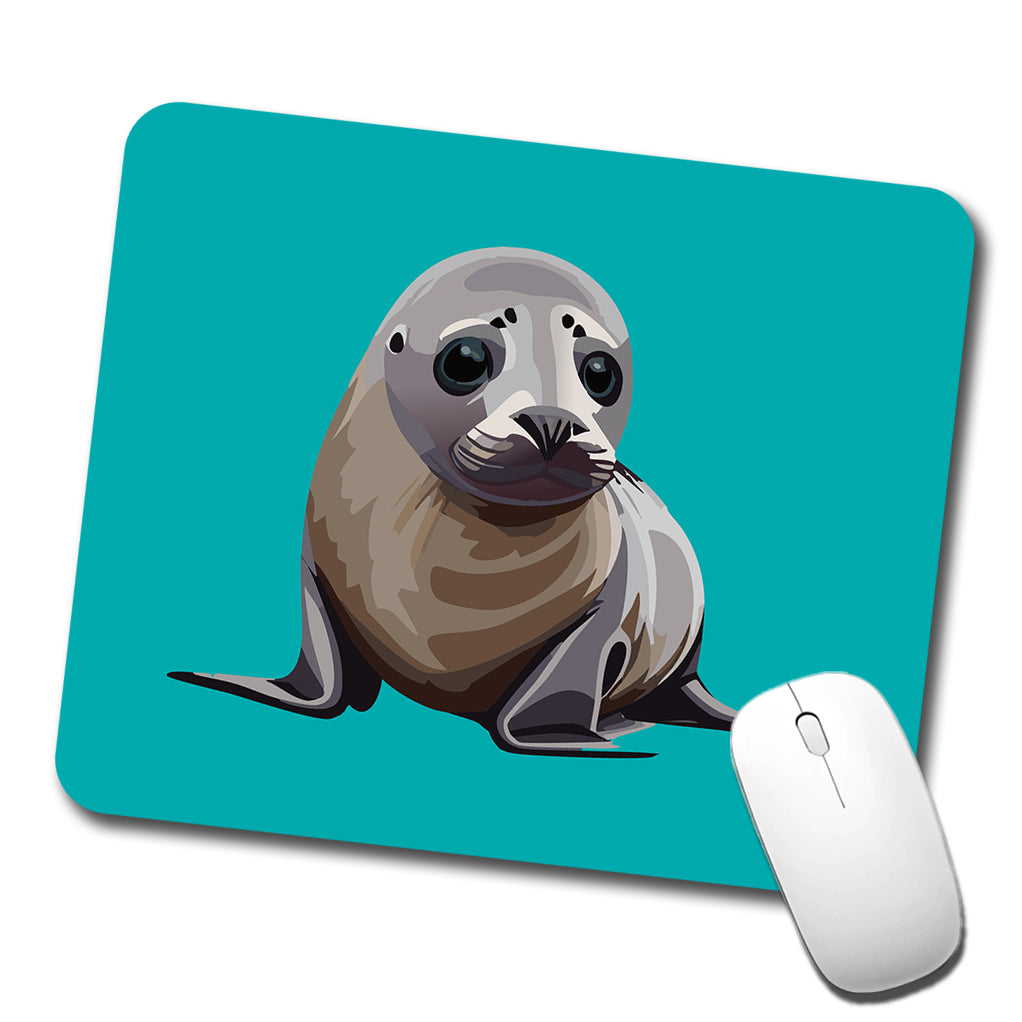 Seal Ocean Animal Cute Low Profile Mouse Pad Mat