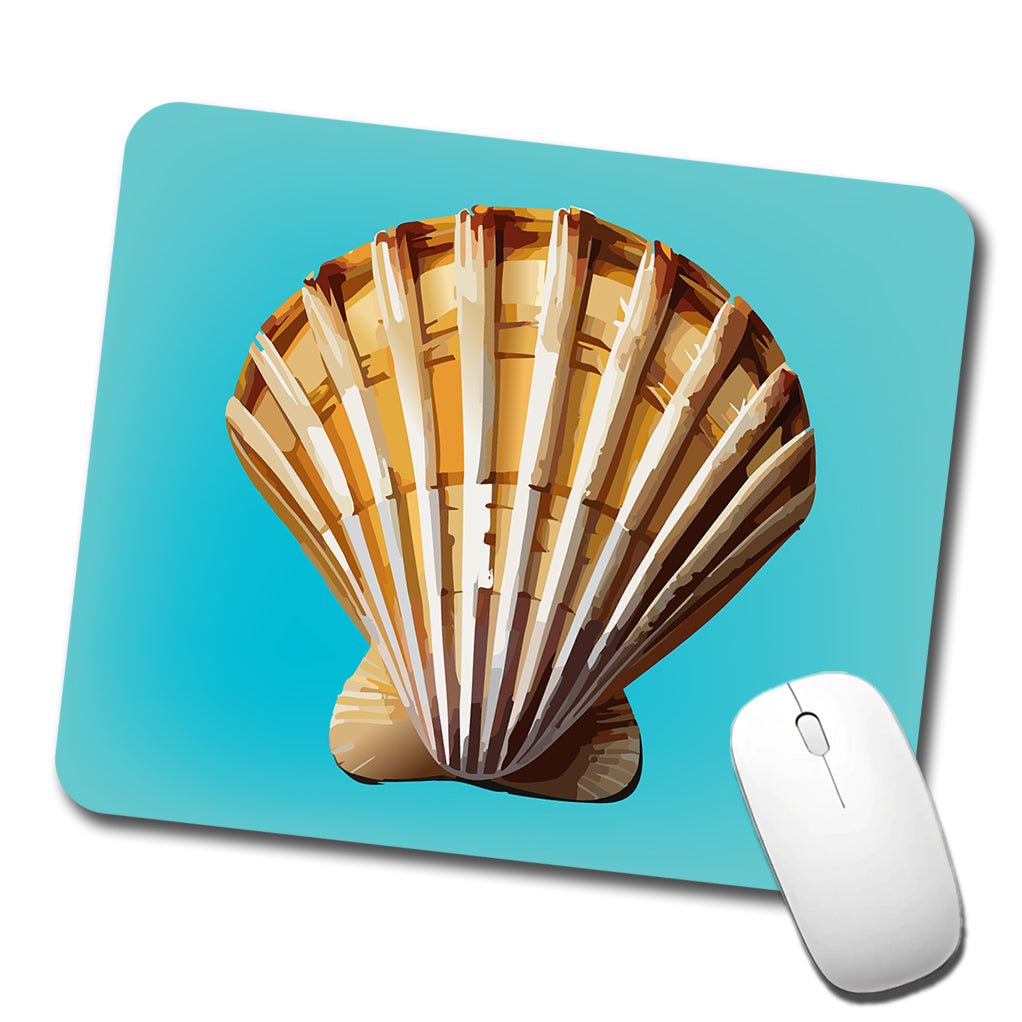 Seashell Sea Shell Ocean Beach Low Profile Mouse Pad Mat