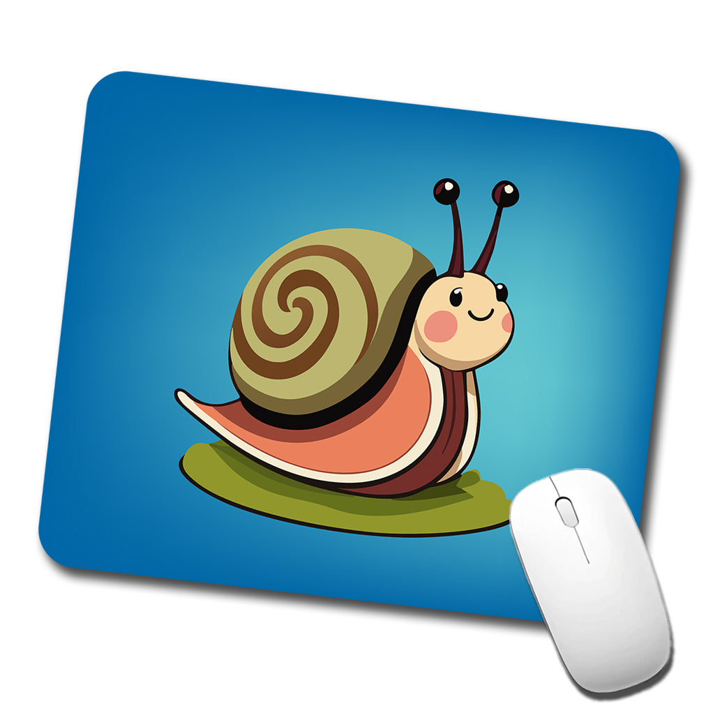 Snail Cute Funny Low Profile Mouse Pad Mat