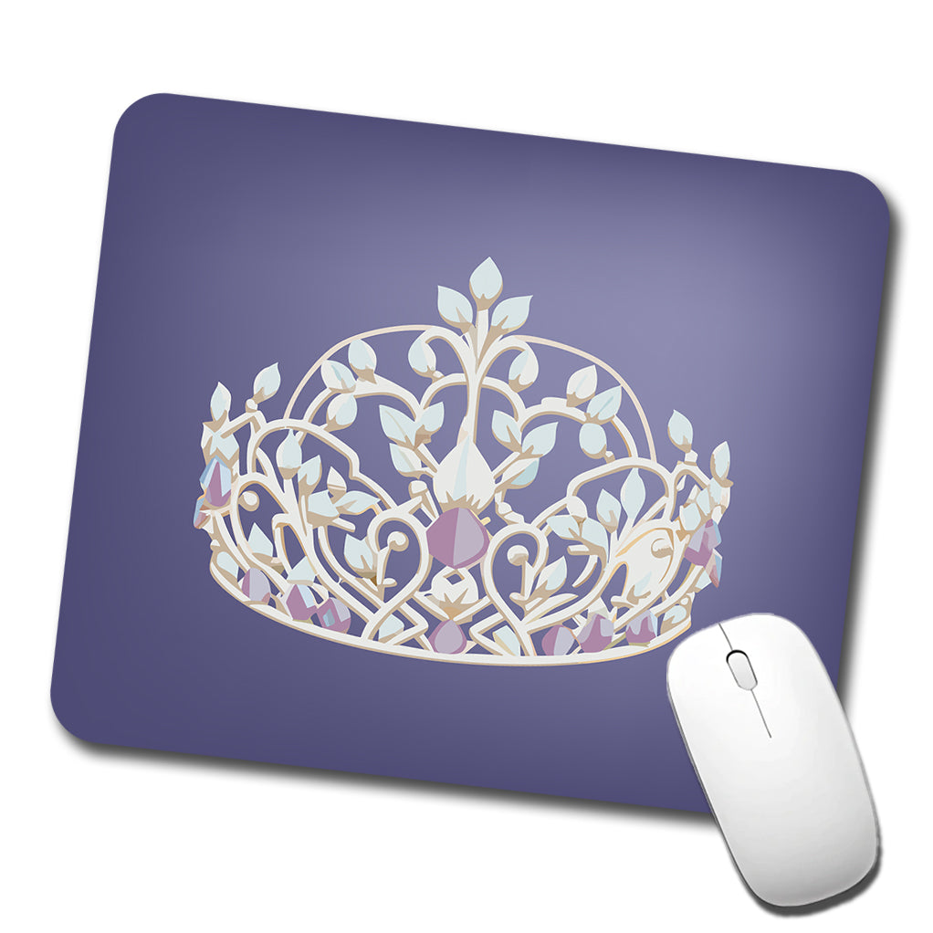 Tiara Princess Queen Royalty Low Profile Mouse Pad Mat