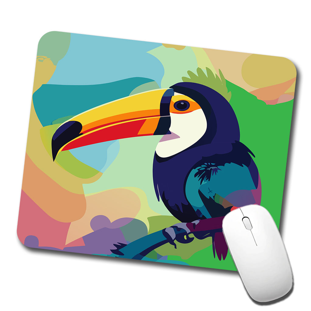 Toucan Tucan Tropical Bird Low Profile Mouse Pad Mat