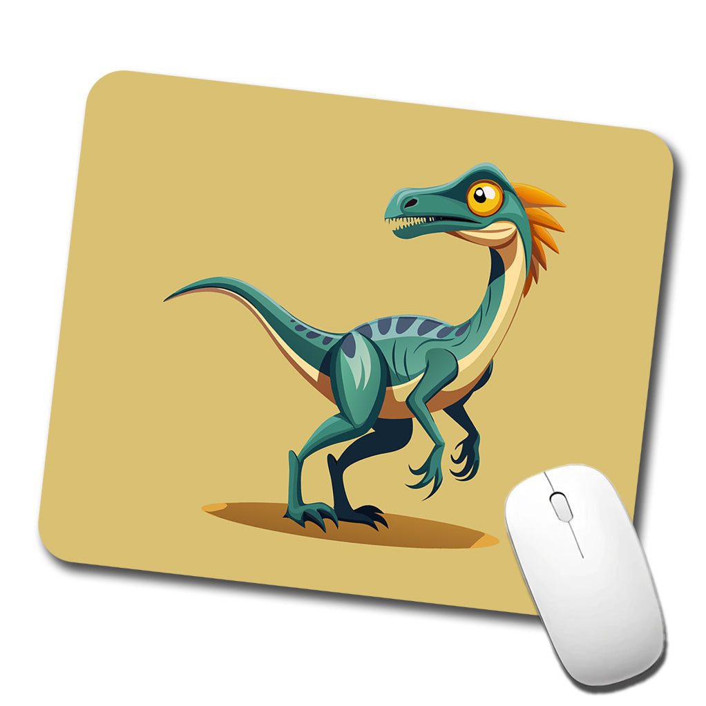 Troodon Dinosaur Low Profile Mouse Pad Mat