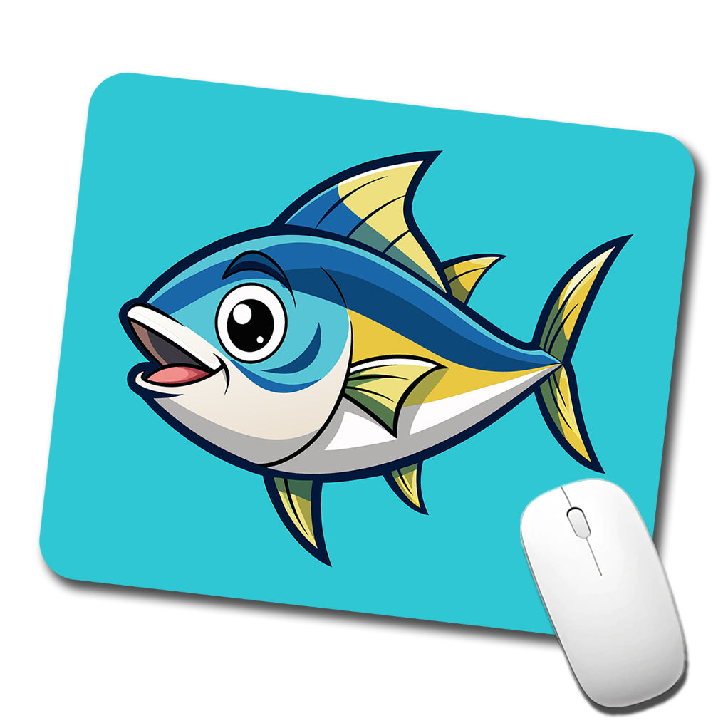 Tuna Fish Cute Low Profile Mouse Pad Mat