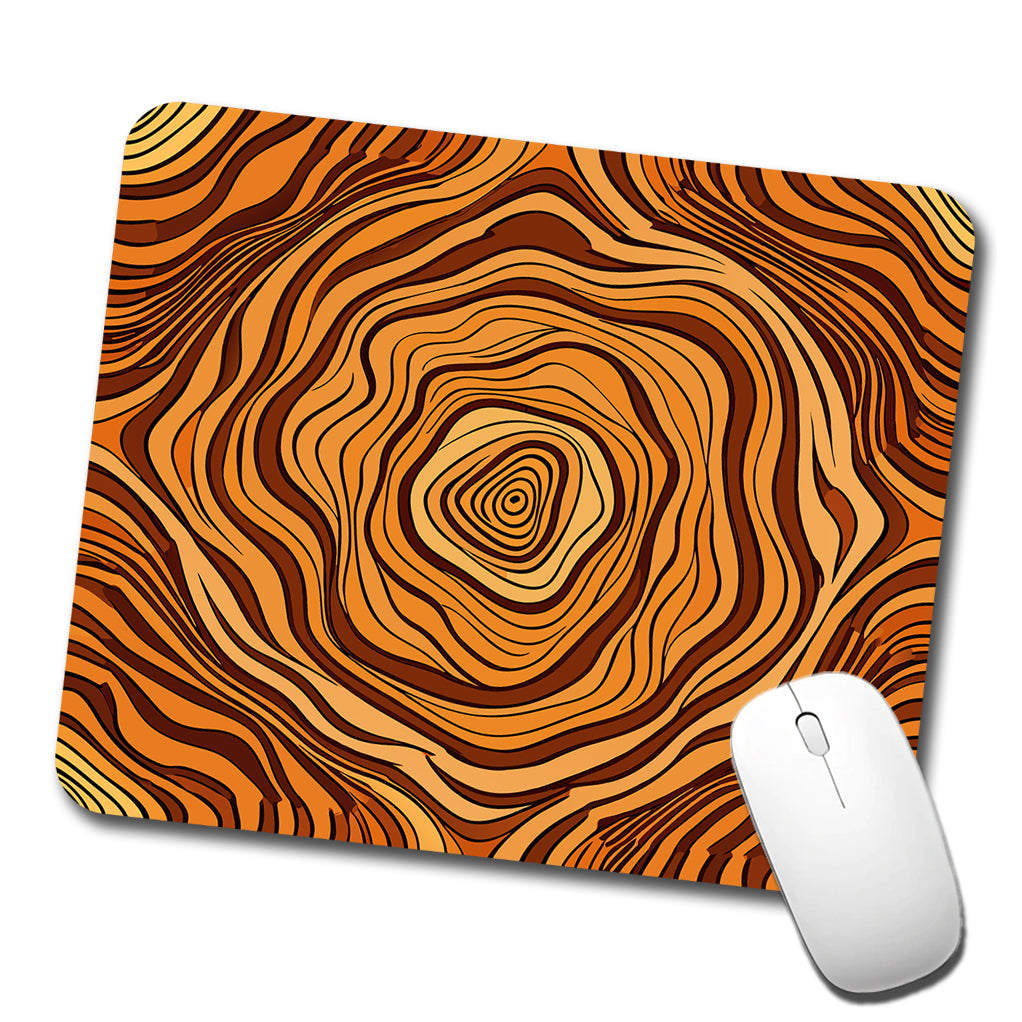 Wood Grain Tree Pattern Low Profile Mouse Pad Mat