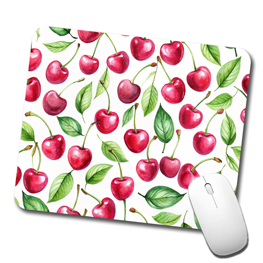 Lots Of Cherries Low Profile Mouse Pad Mat