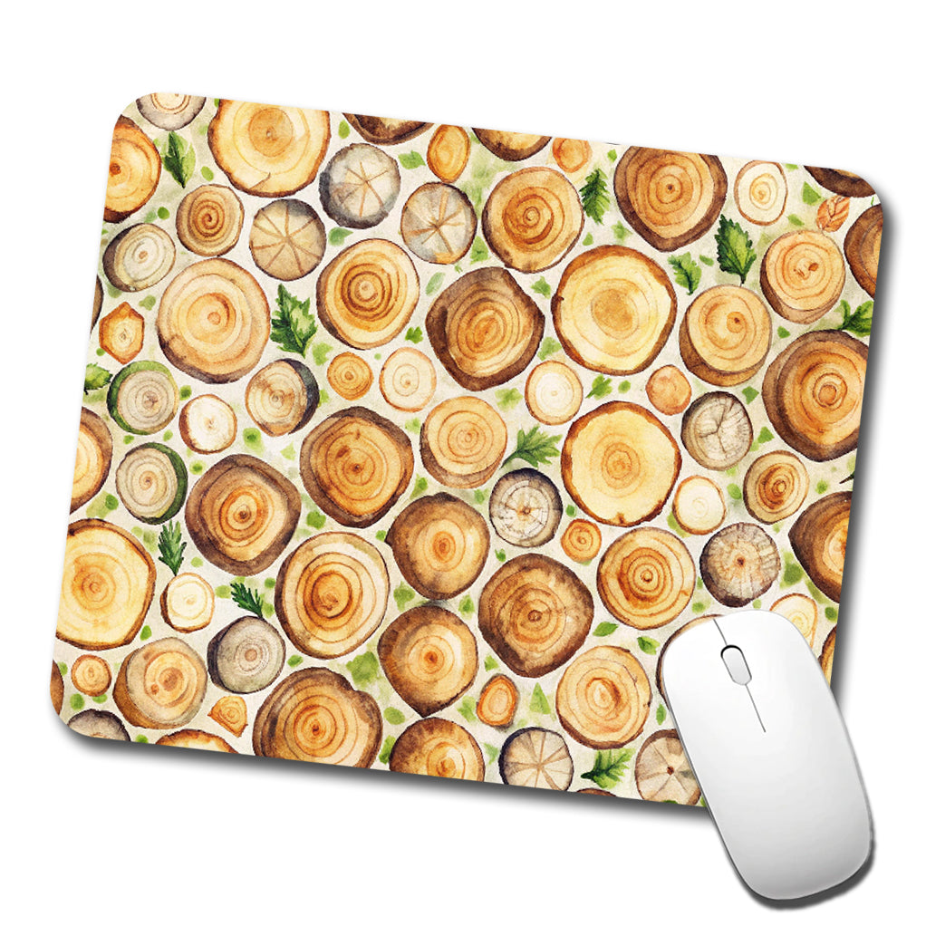 Lots Of Logs Low Profile Mouse Pad Mat
