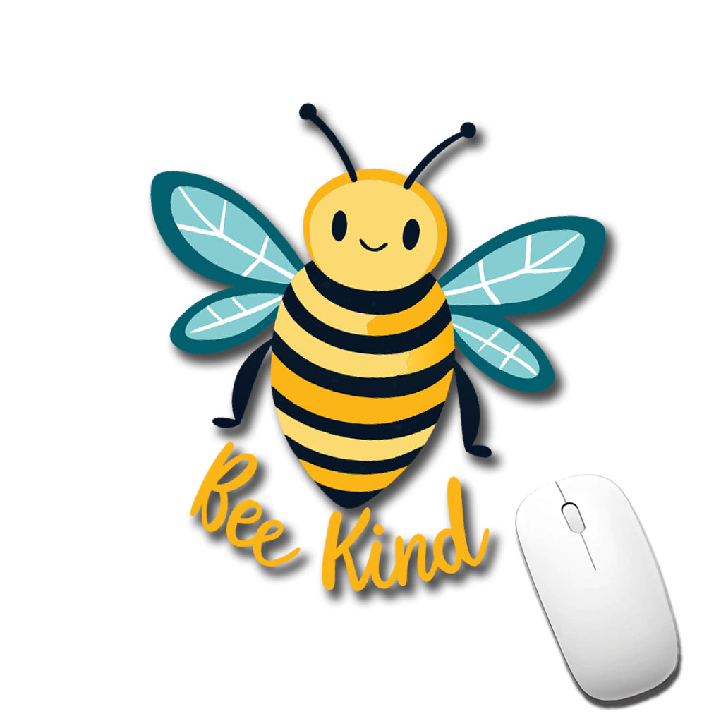 Bee Be Kind Cute Sweet Low Profile Mouse Pad Mat