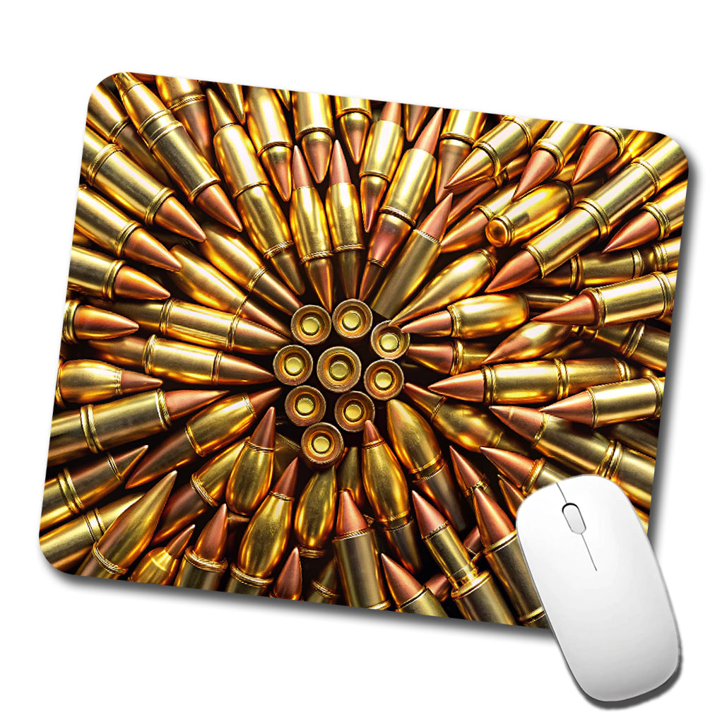 Lots Of Bullets Pattern Low Profile Mouse Pad Mat