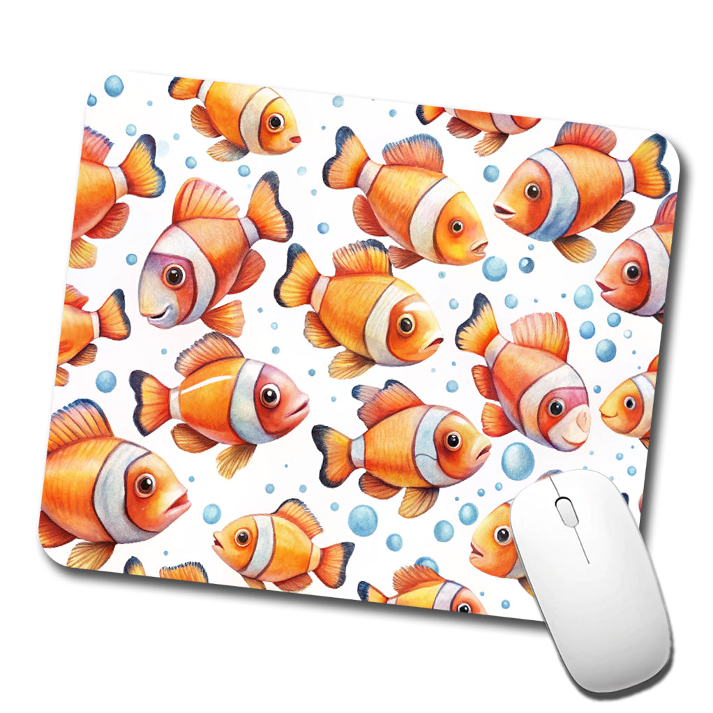 Lots Of Sweet Clownfish Low Profile Mouse Pad Mat