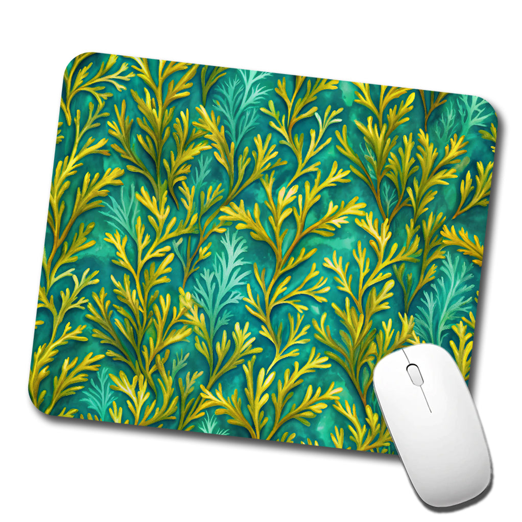 Seaweed Pattern Low Profile Mouse Pad Mat