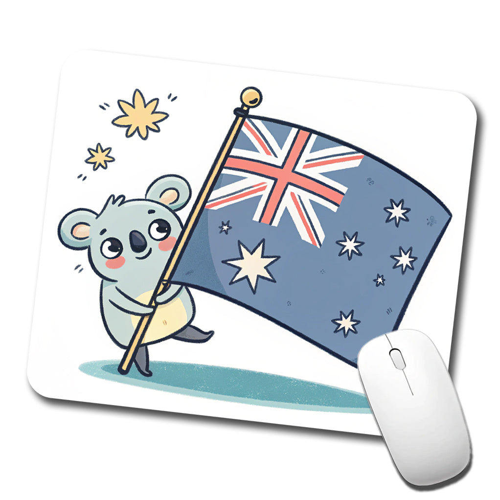 Kawaii Australian Flag Low Profile Mouse Pad Mat