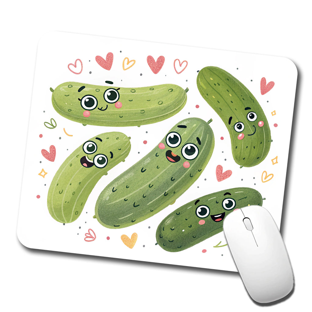 Kawaii Pickles Low Profile Mouse Pad Mat
