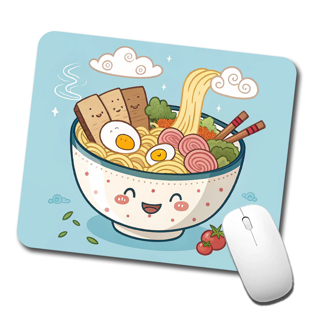 Kawaii Ramen Noodles Low Profile Mouse Pad Mat