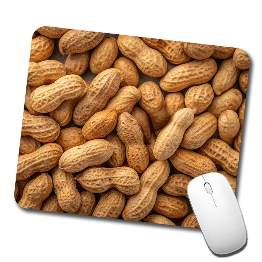 Lots of Roasted Peanuts in Their Shells Low Profile Mouse Pad Mat