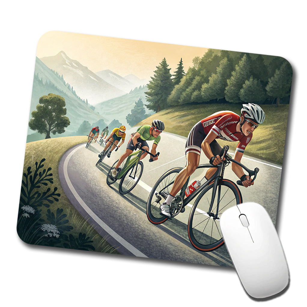 Road Bicycle Bike Racing Low Profile Mouse Pad Mat