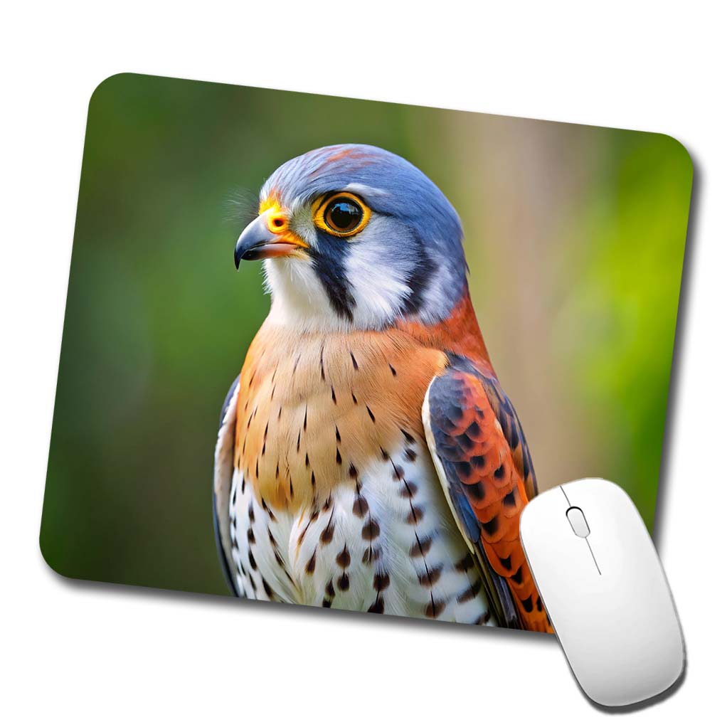American Kestrel Raptor Bird Of Prey Low Profile Mouse Pad Mat