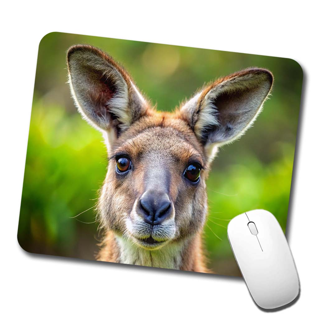 Kangaroo Face Low Profile Mouse Pad Mat