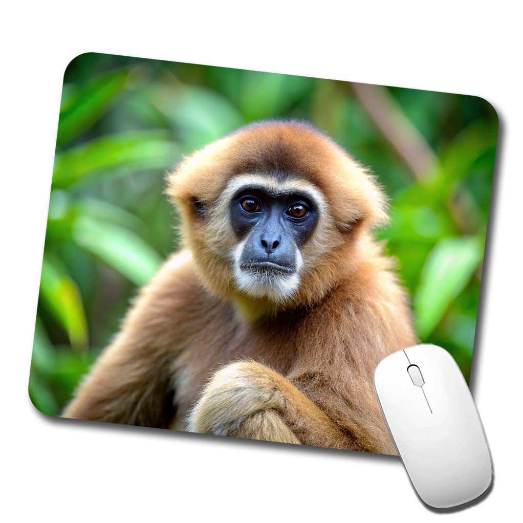 Muller's Gibbon Monkey Low Profile Mouse Pad Mat
