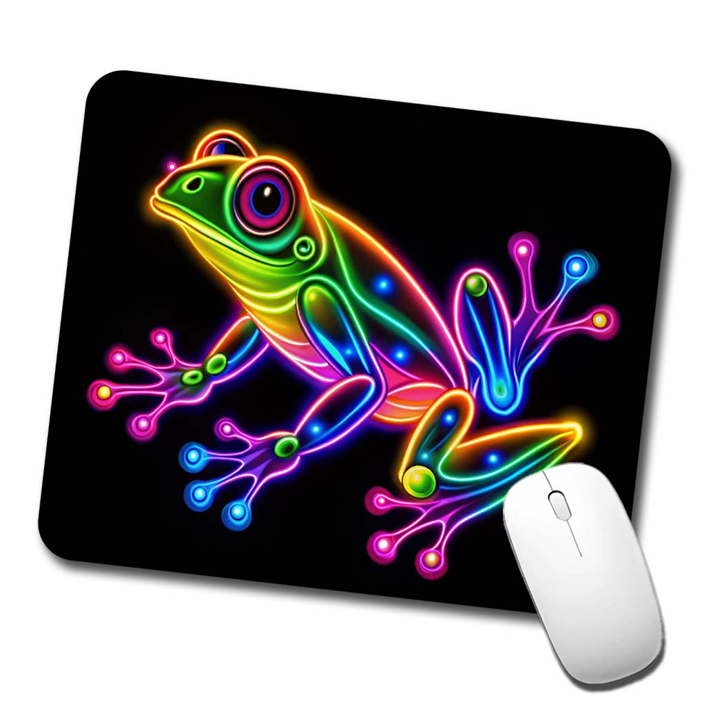 Neon Frog Low Profile Mouse Pad Mat