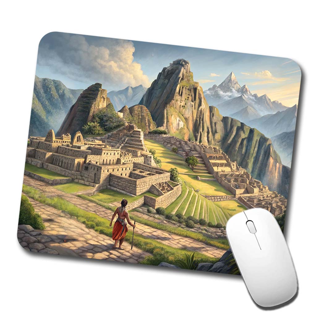 South American Inca Empire Low Profile Mouse Pad Mat