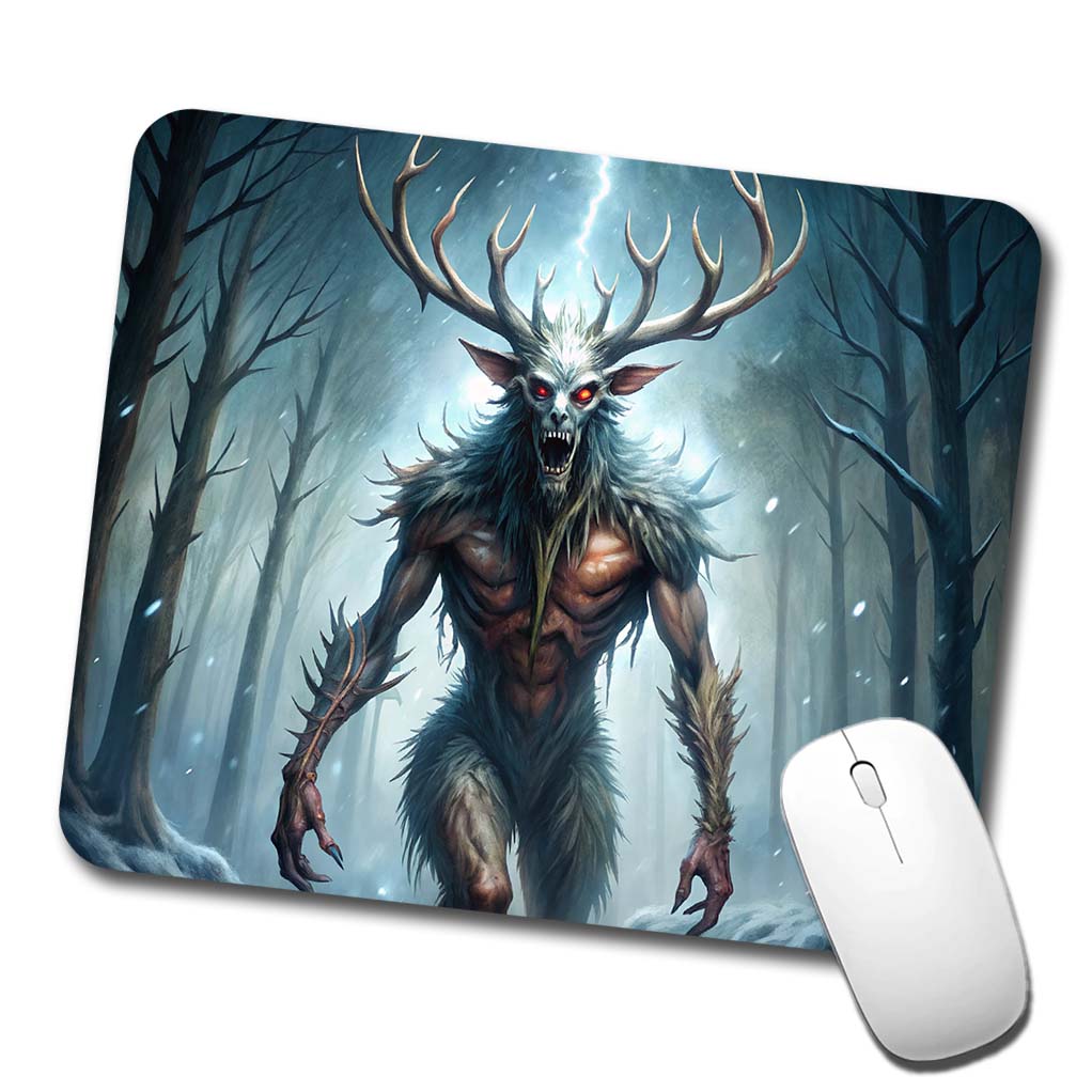Wendigo Algonquian Folklore Monster Creature Low Profile Mouse Pad Mat