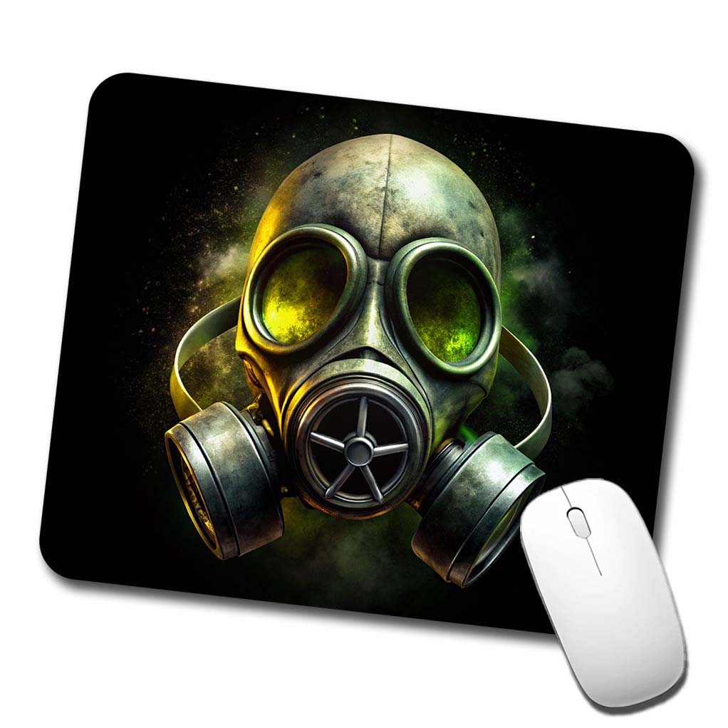 Zombie Outbreak Gas Mask Toxic Gas Low Profile Mouse Pad Mat