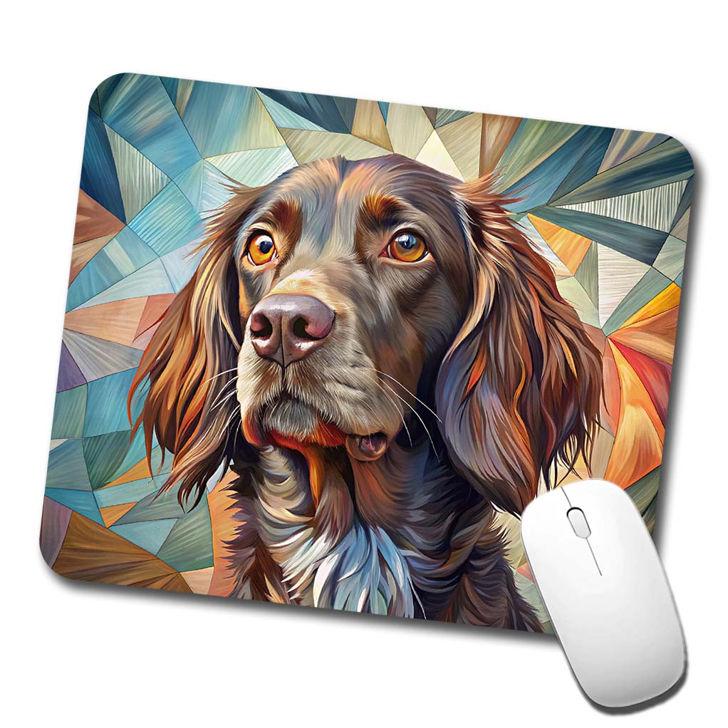 Boykin Spaniel Dog Contemporary Art Low Profile Mouse Pad Mat