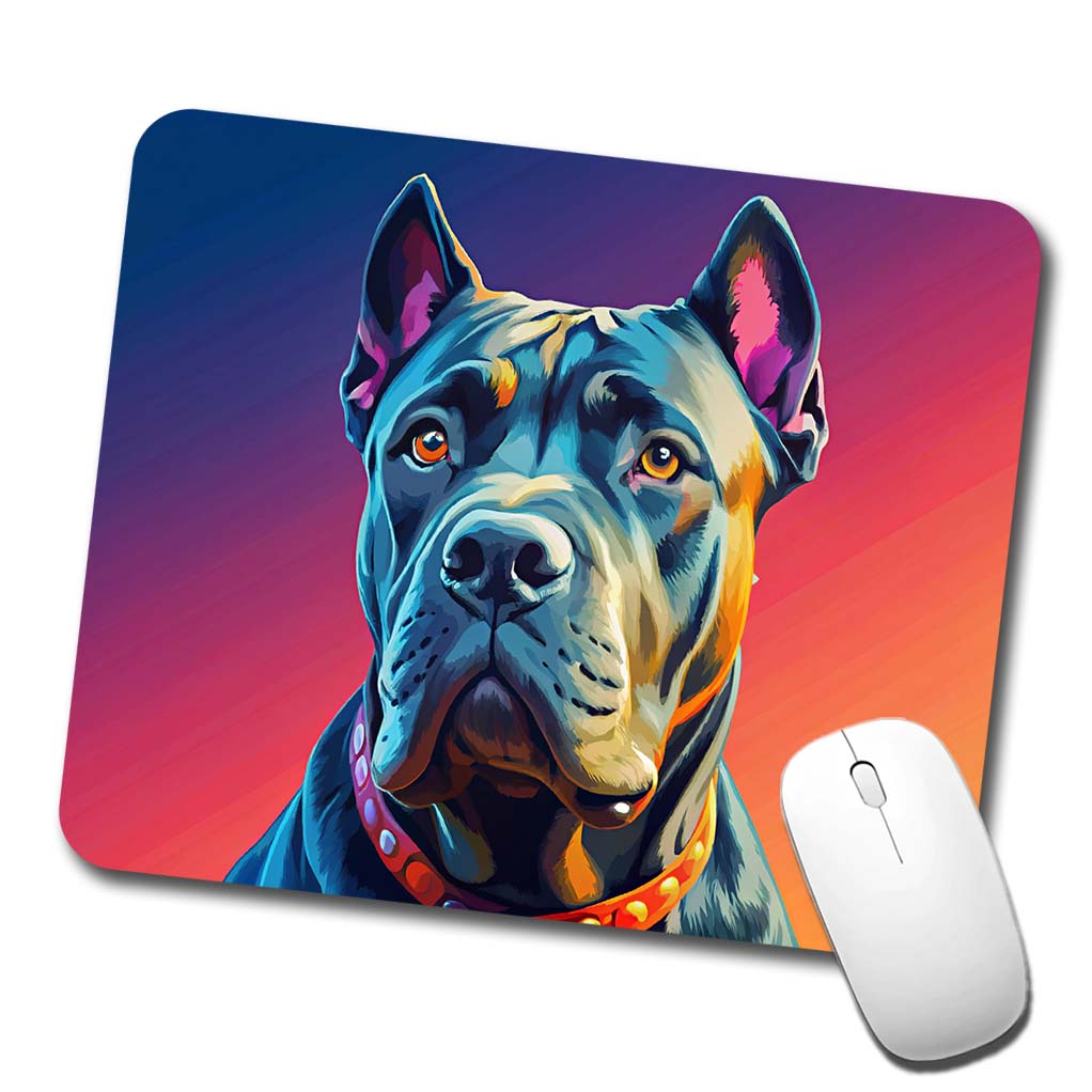 Cane Corso Dog Pop Art Low Profile Mouse Pad Mat