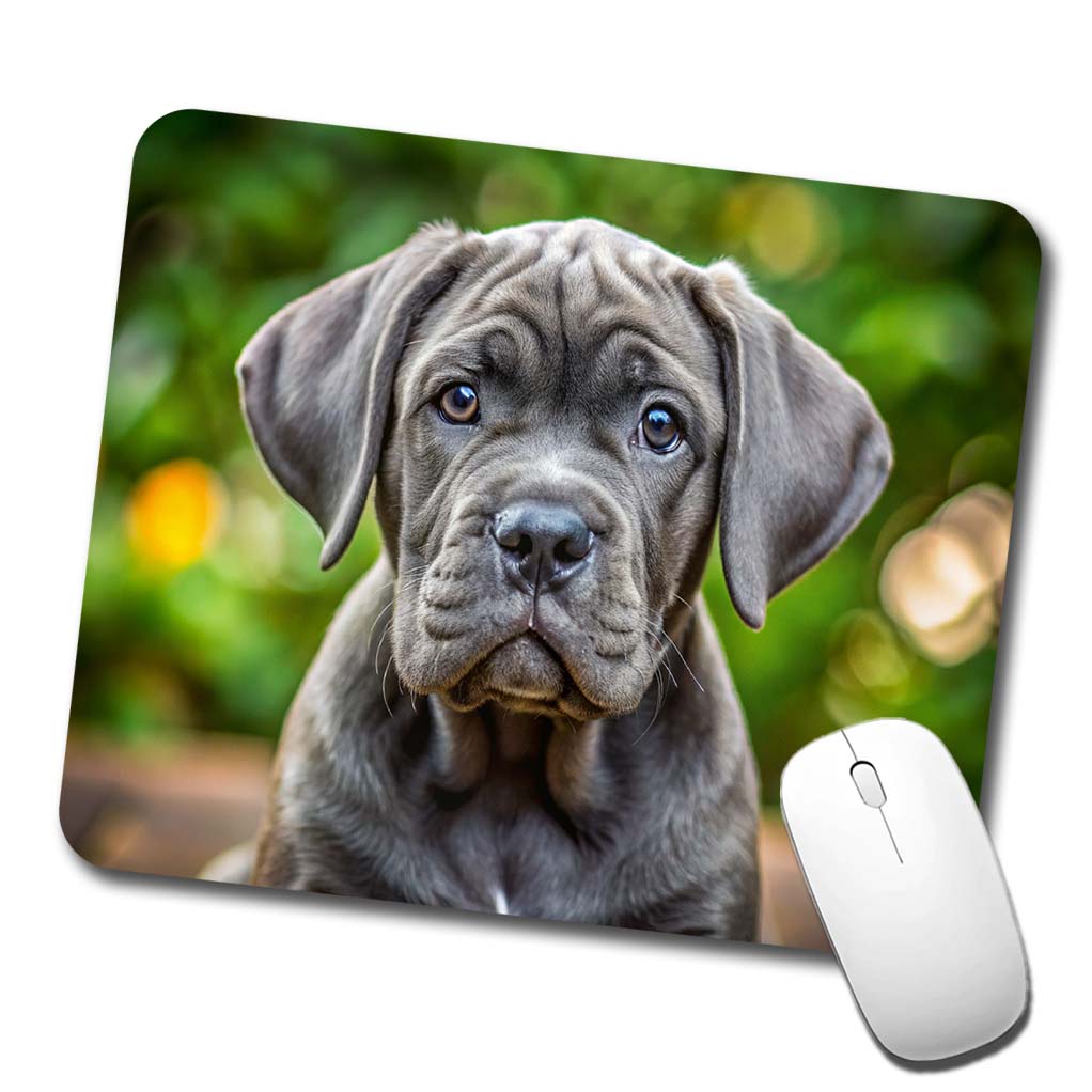 Cane Corso Dog Puppy Photo Low Profile Mouse Pad Mat