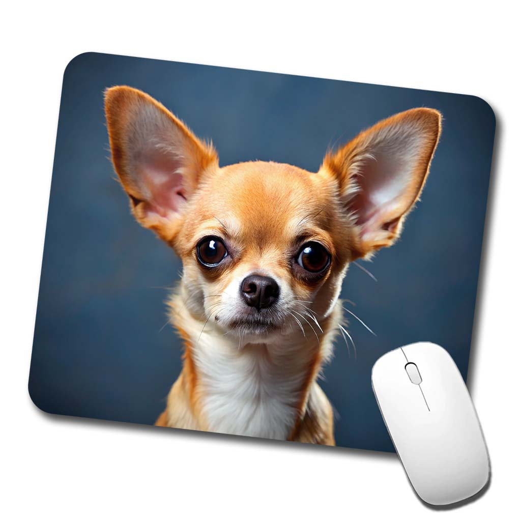 Chihuahua Dog Photo Low Profile Mouse Pad Mat